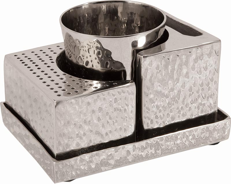 Havdallah Set High Polished Aluminum Artistic