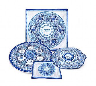 Renaissance Passover Matzah Tray 12" long,