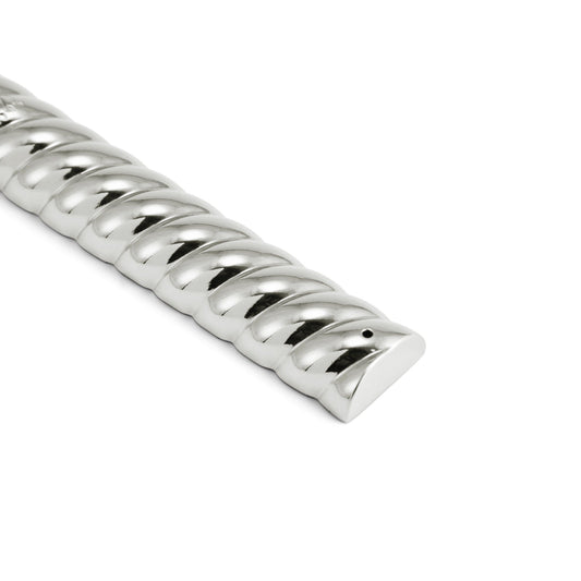 Twist Silver Mezuzah