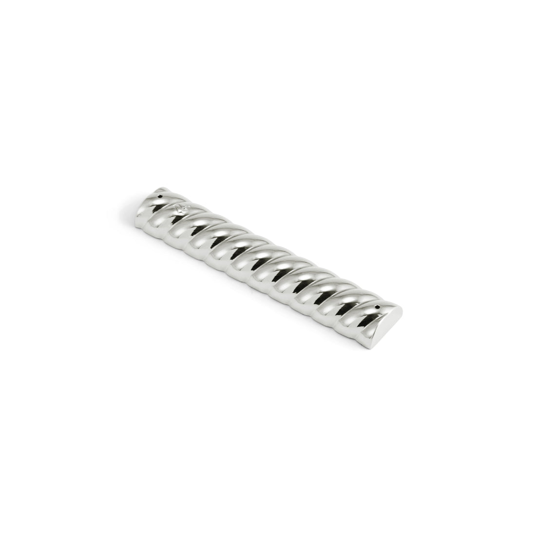 Twist Silver Mezuzah