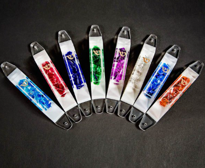 Lucite Wedding Glass Mezuzah