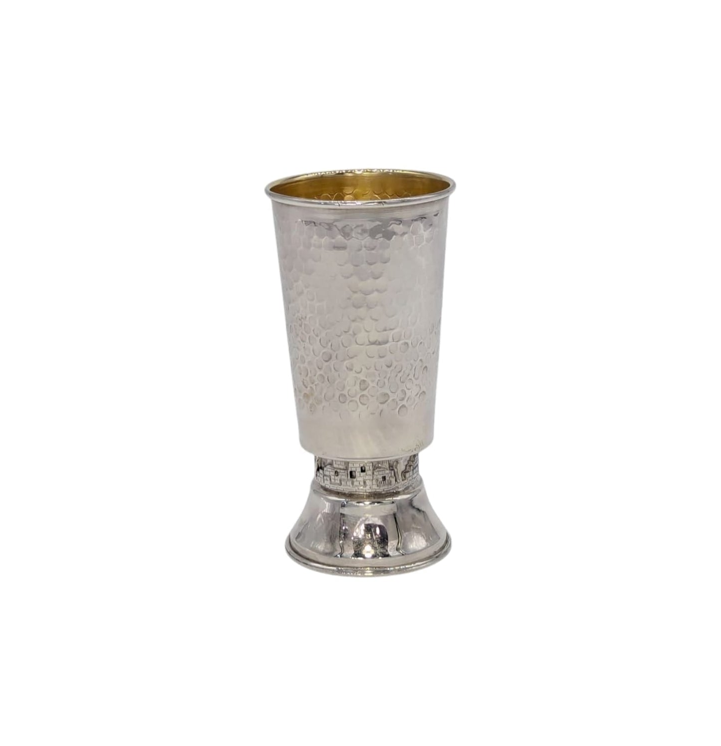 Jerusalem Majesty: Sterling Silver Kiddush Cup