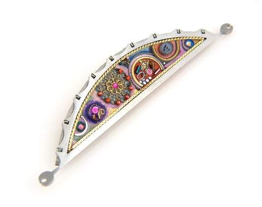 Modern Crescent Mezuzah By Seeka