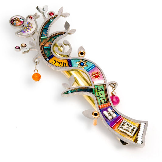 Torah Shalom Tree of Life Mezuzah by Seeka
