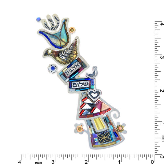 Love and Peace Mezuzah by Seeka
