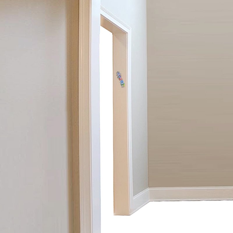 Cat and Chai Childrens Room Mezuzah by Seeka