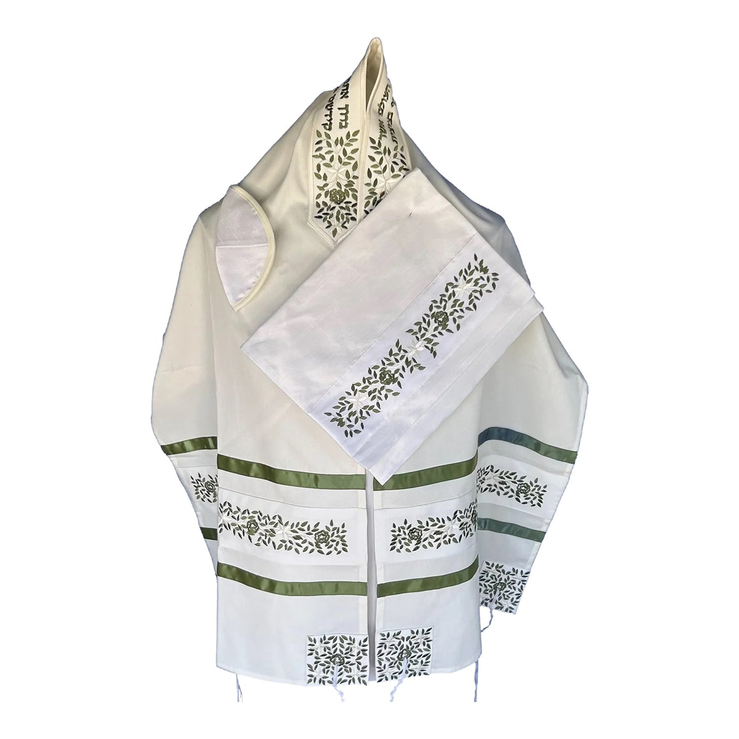 Women's Tallit: Ade-104 Sage Rose Tallit