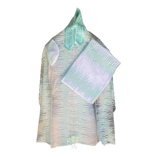 Women's Tallit: Ade-756 Tiphany Blue Tallit