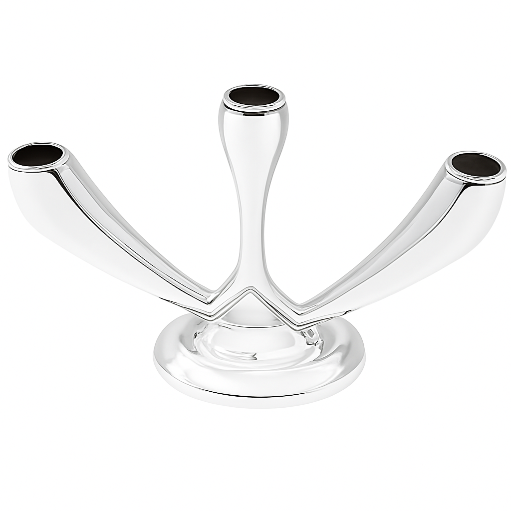 SilverBranch Triple Candlestick Sterling Silver