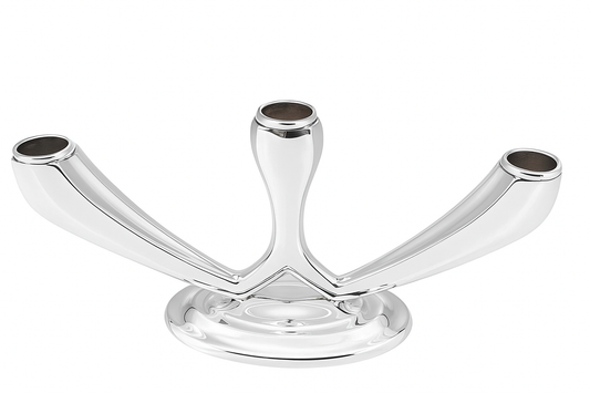 SilverBranch Triple Candlestick Sterling Silver