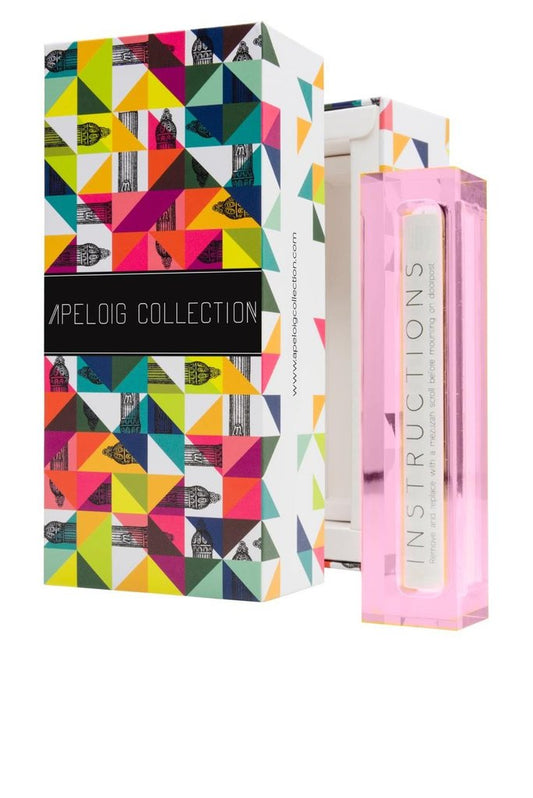 Translucent Pink Acrylic Mezuzah - Small by Apeloig Collection