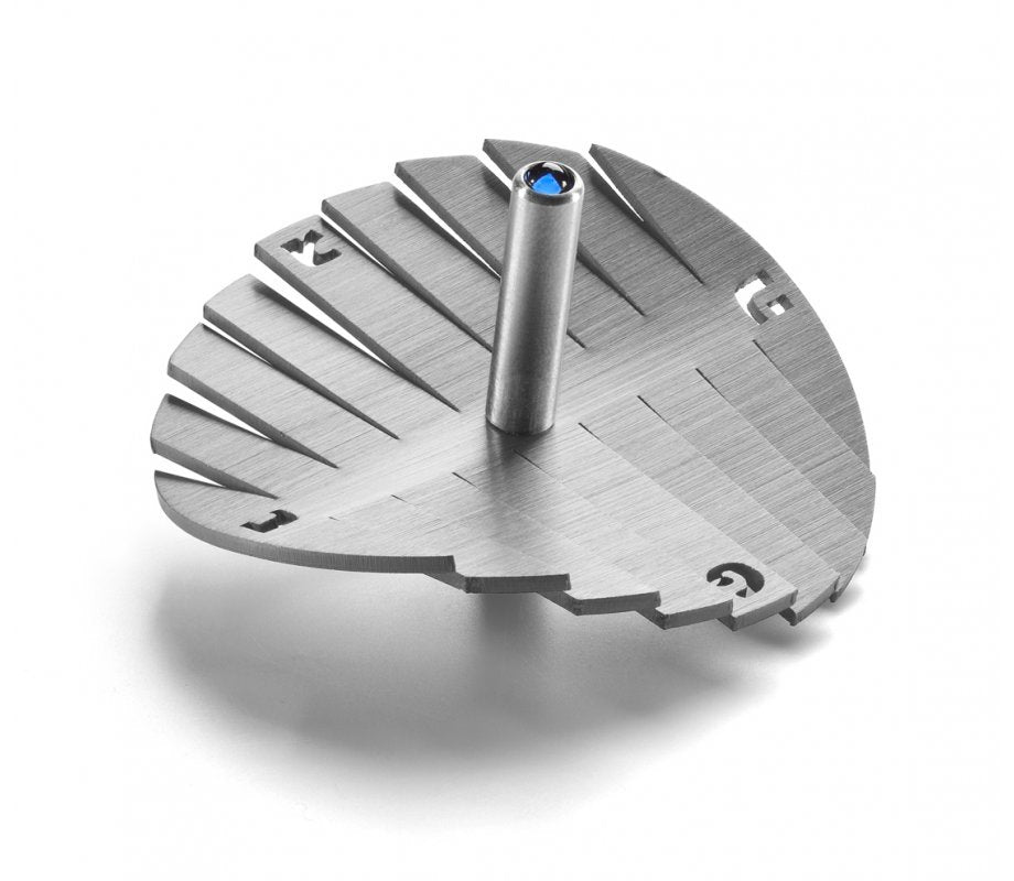 Anodized Aluminum Waves Chanukah Dreidel