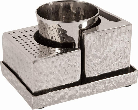 Havdallah Set High Polished Aluminum Artistic
