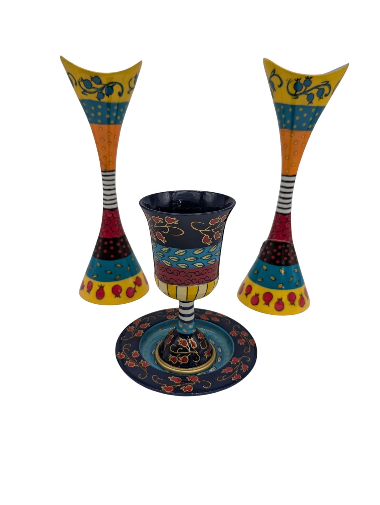 Pomegranate Elegance Shabbos Set