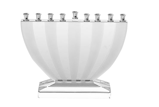 Menorah Crystal Frosted