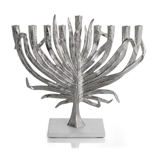 Michael Aram Palm Menorah Nickelplate