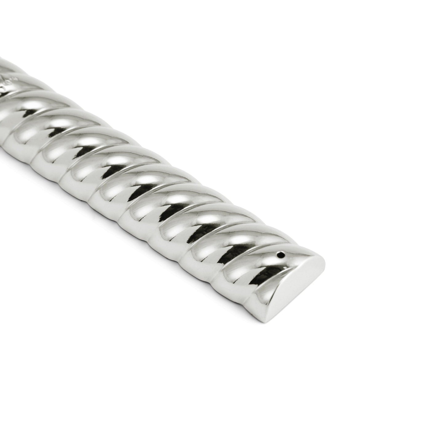 Twist Silver Mezuzah
