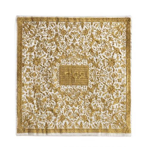 Embroidered Matzah Cover- Oriental Cover