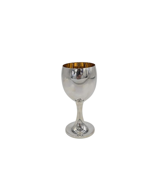 Modern Sterling Silver Kiddush Cup for Passover Seder